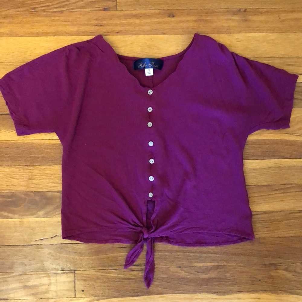 Pink Cropped Top